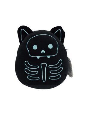 Squishmallows Ray Black Cat Skeleton Plush 8" Halloween Stuffed Animal Stuffie